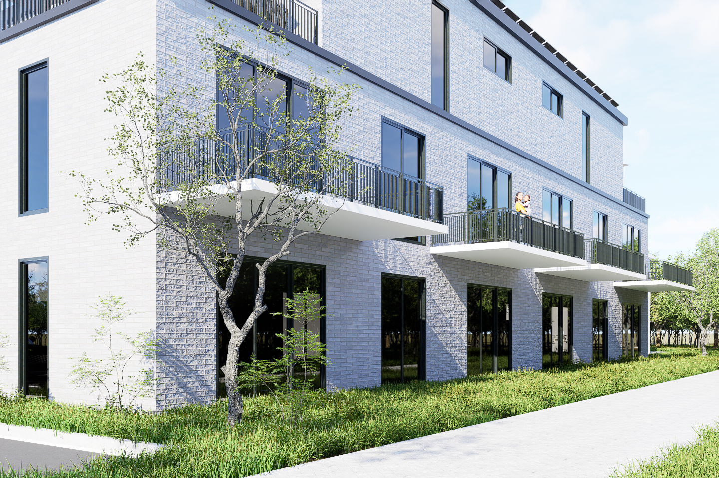 Heide 14 – Frontansicht des Gebäudes